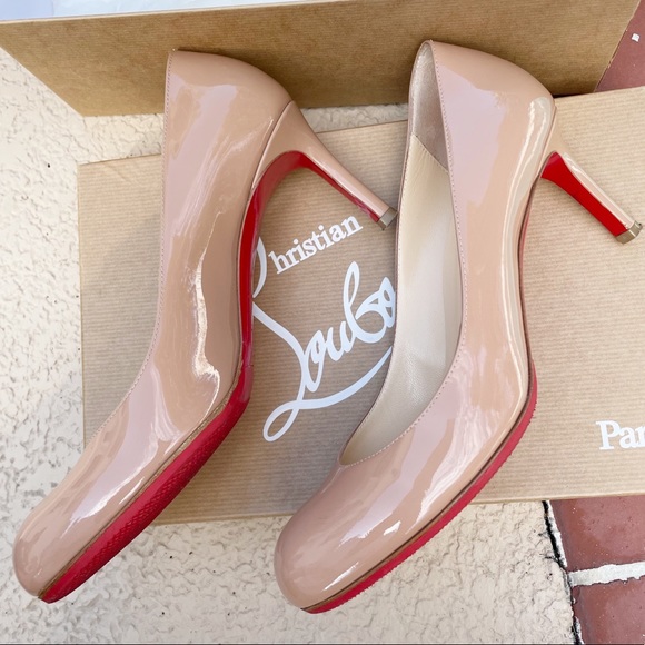 Louboutin Nude Heels - Picture 4 of 10